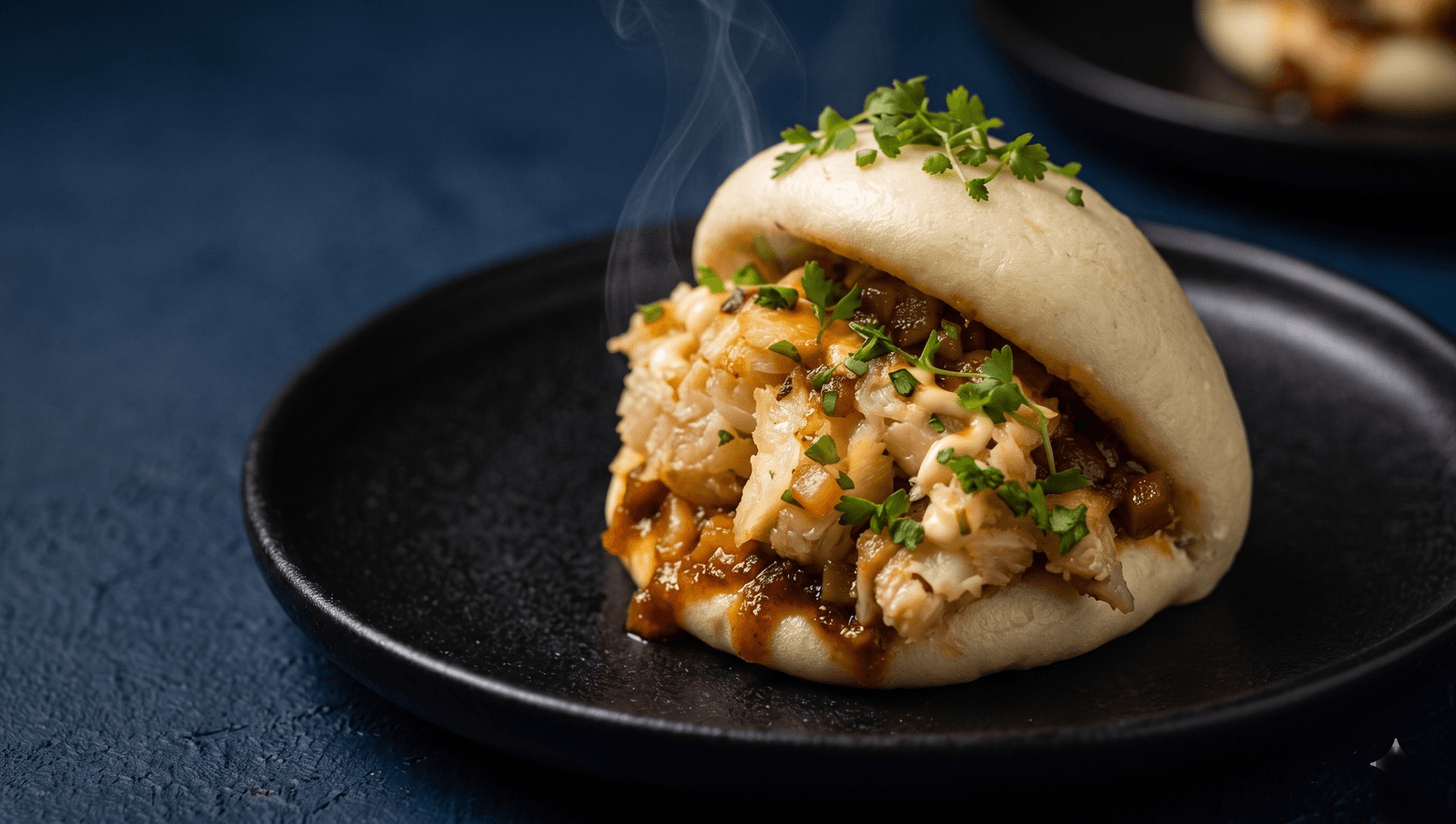 Bao de Bacalhau Confitado · Stravaganzza Trampozo signature